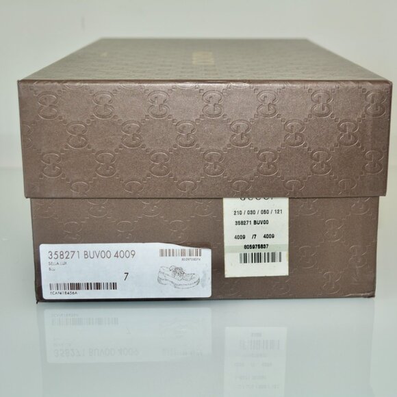NIB GUCCI GOODYEAR SELLA LUX LEATHER LACE UP FRINGED BROGUE SHOES main image 8